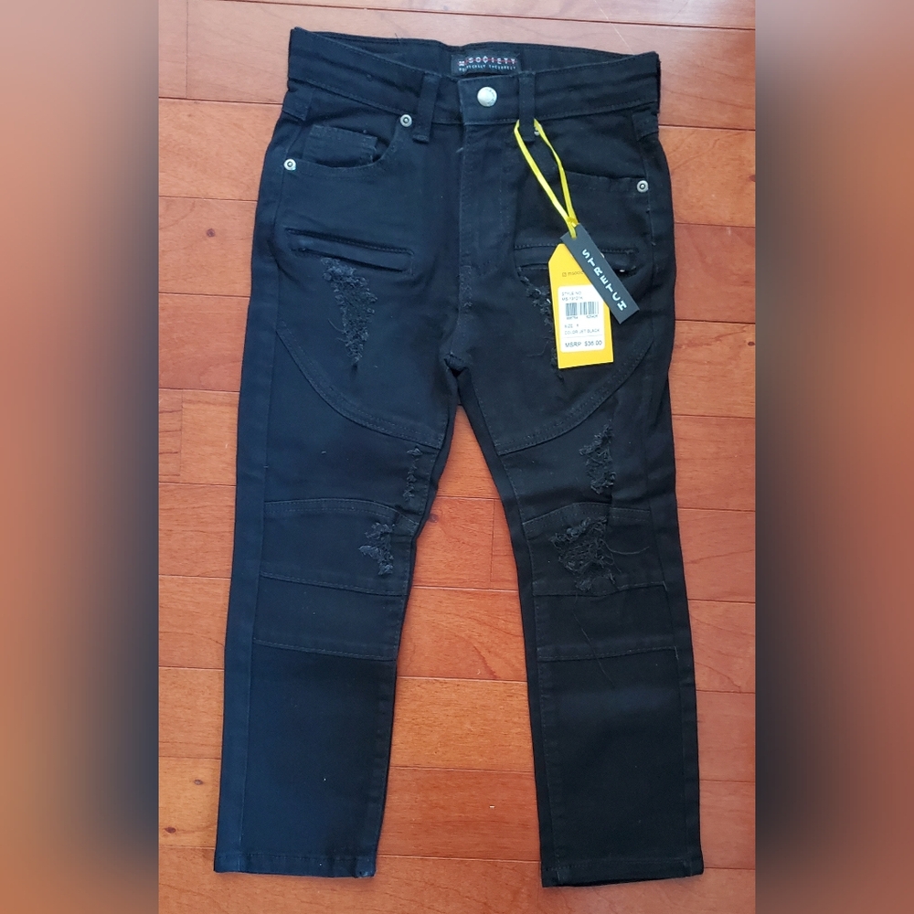 Black Jeans Boys NWT Size 6